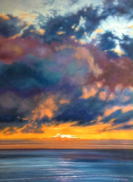 Sunset, 48X36, oil on canvas SOLD